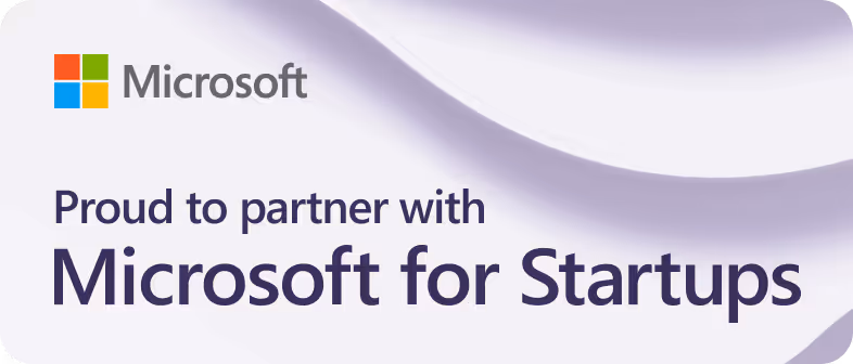 Microsoft for Startups Founders Hub badge