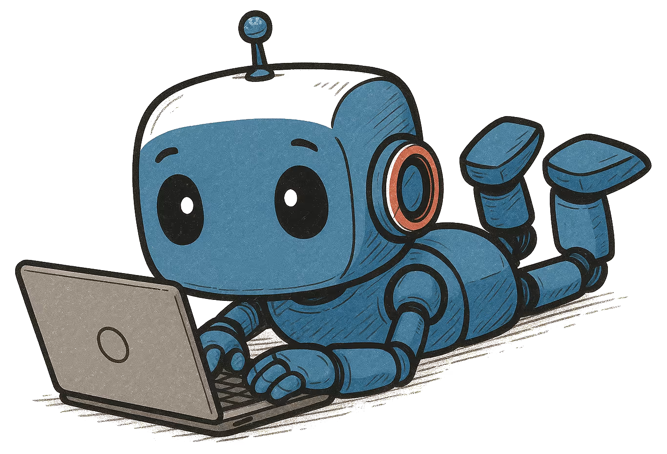 AI assisting with patent drafting process illustration